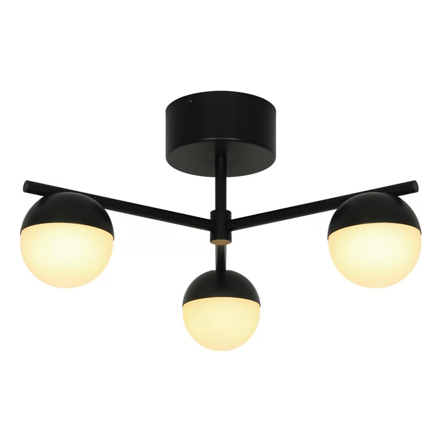 Nordlux - Ytmonterad ljuskrona CONTINA 3xG9/5W/230V svart