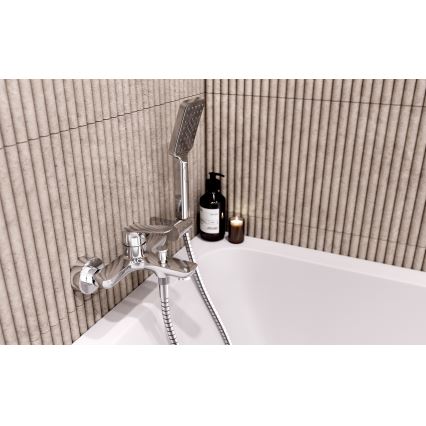 Novaservis - Dusch set METALIA skinande krom