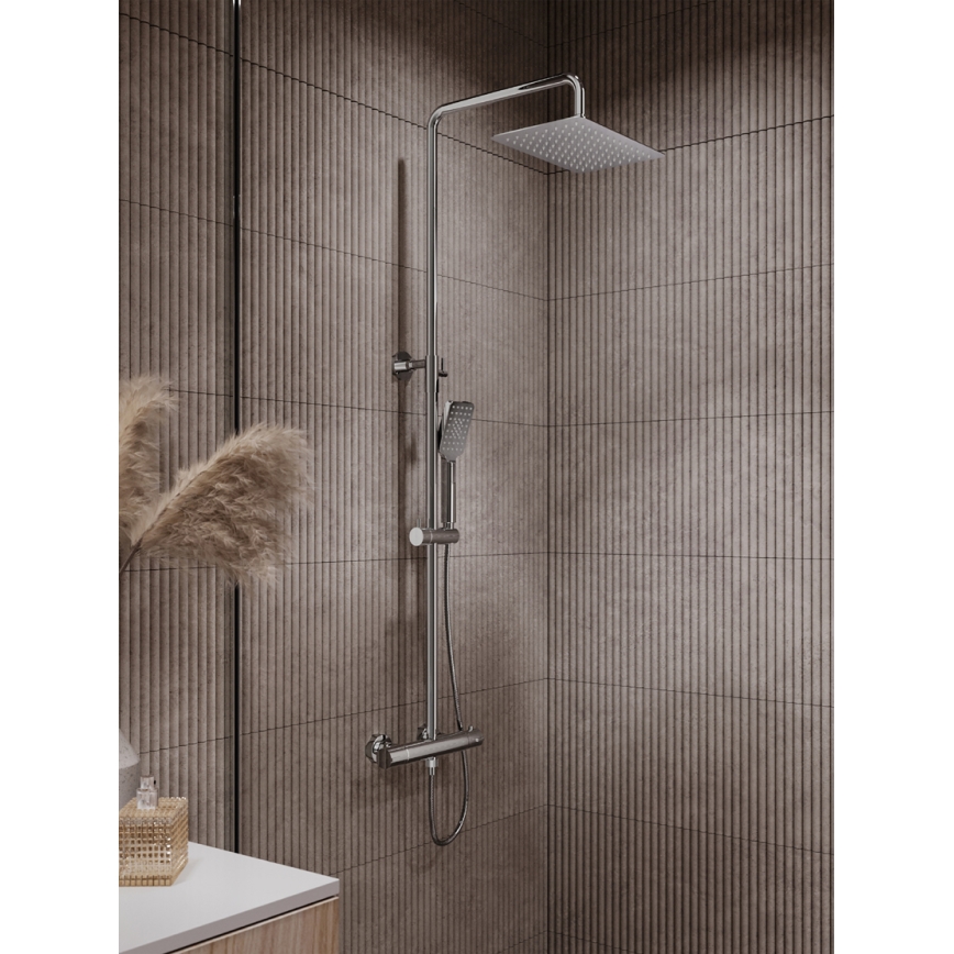 Novaservis - Duschutrustning med termostat METALIA ECO skinande krom