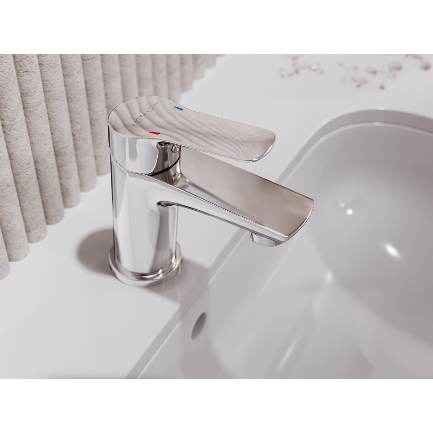 Novaservis - Kran till handfat METALIA 13,2 cm skinande krom