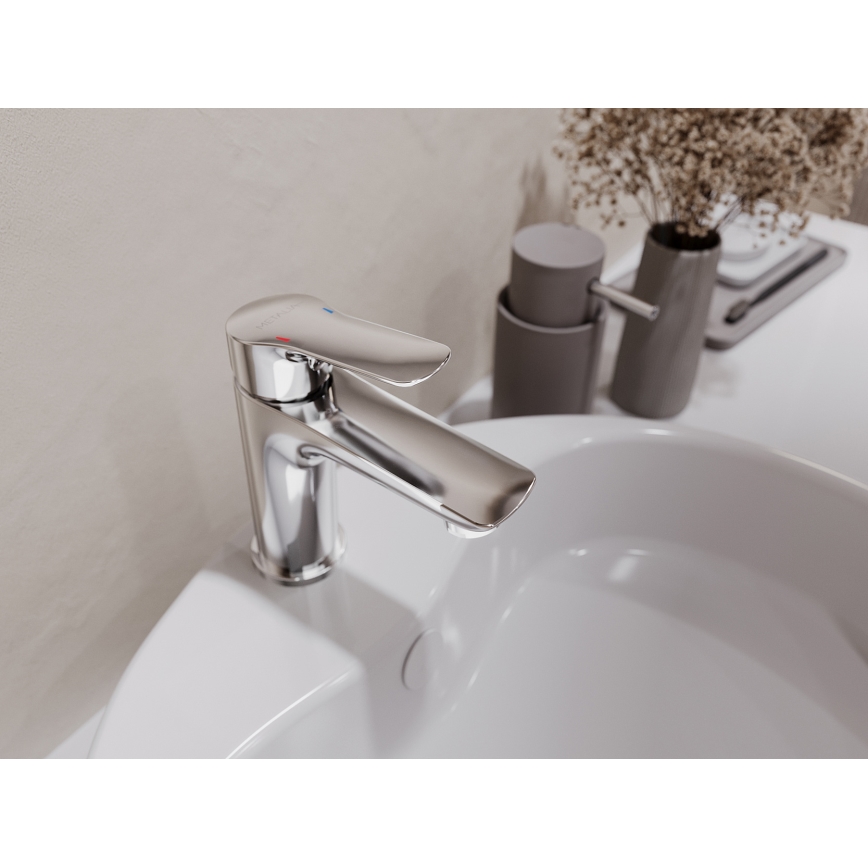 Novaservis - Kran till handfat METALIA 15,5 cm skinande krom