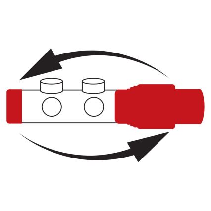 Novaservis - Set för radiatorer med mittanslutning, hörnutförande, blank krom