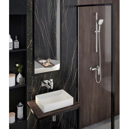 Novaservis - Tvättställsblandare för dold installation METALIA ECO skinande krom
