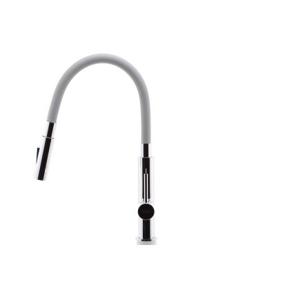 Novaservis - Vaskkran med flexibel arm skinande krom/grå