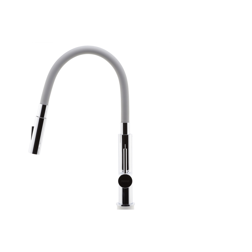 Novaservis - Vaskkran med flexibel arm skinande krom/grå