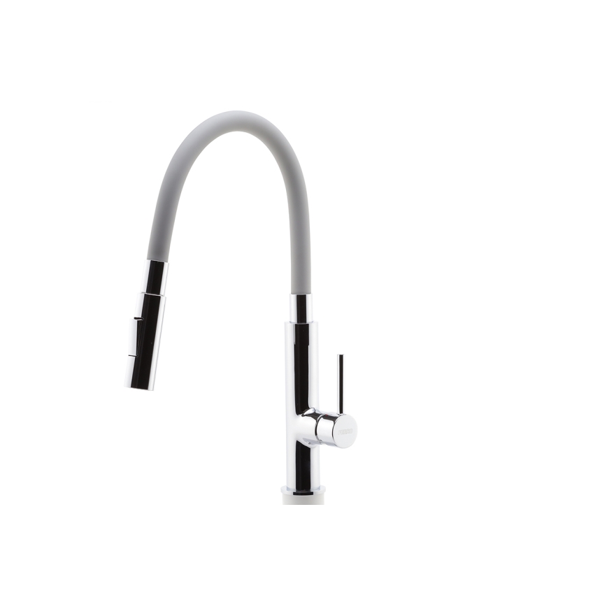 Novaservis - Vaskkran med flexibel arm skinande krom/grå