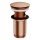 OMNIRES A706CPB - Tvättställsavlopp CLICK-CLACK diameter 6,6 cm borstad koppar