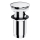 OMNIRES A706CR - Tvättställsavlopp CLICK-CLACK diameter 6,6 cm skinande krom