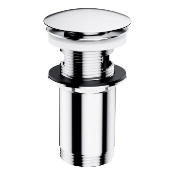 OMNIRES A706CR - Tvättställsventil CLICK-CLACK Ø 6,6 cm blank krom