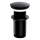 OMNIRES A716BL - Tvättställsavlopp CLICK-CLACK diameter 6,6 cm halv-matt svart