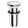 OMNIRES A716CR - Tvättställsavlopp CLICK-CLACK diameter 6,6 cm skinande krom