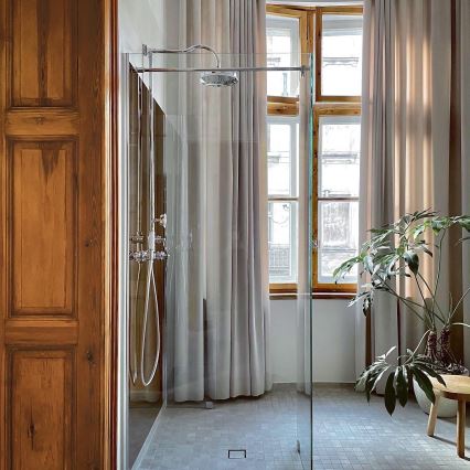 OMNIRES AM5244CR - Duschset med ARMANCE-batteri i blank krom