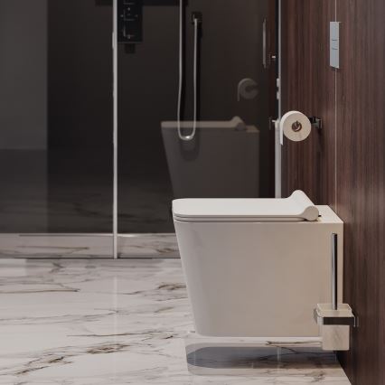 OMNIRES BOSTONMWBP - Vägghängd WC med SoftClose-sits BOSTON, keramik/blank vit