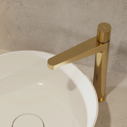 OMNIRES CT8012GLB - Kran till handfat CONTOUR 31,2 cm mark guld