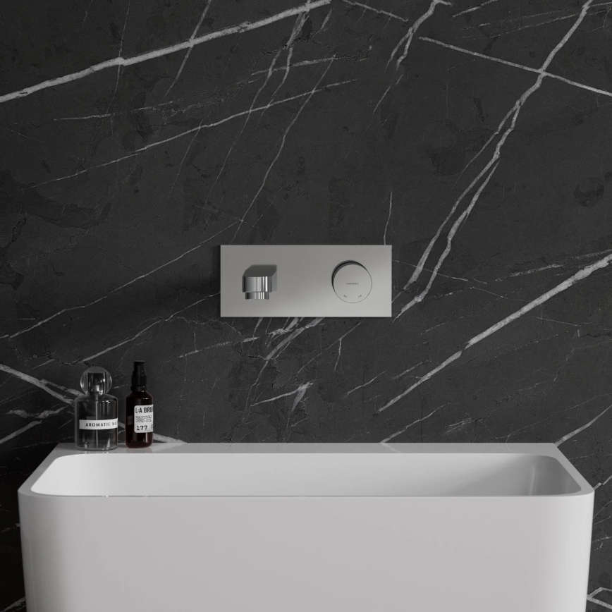 OMNIRES CT8015CR - Tvättställsblandare för dold installation CONTOUR skinande krom