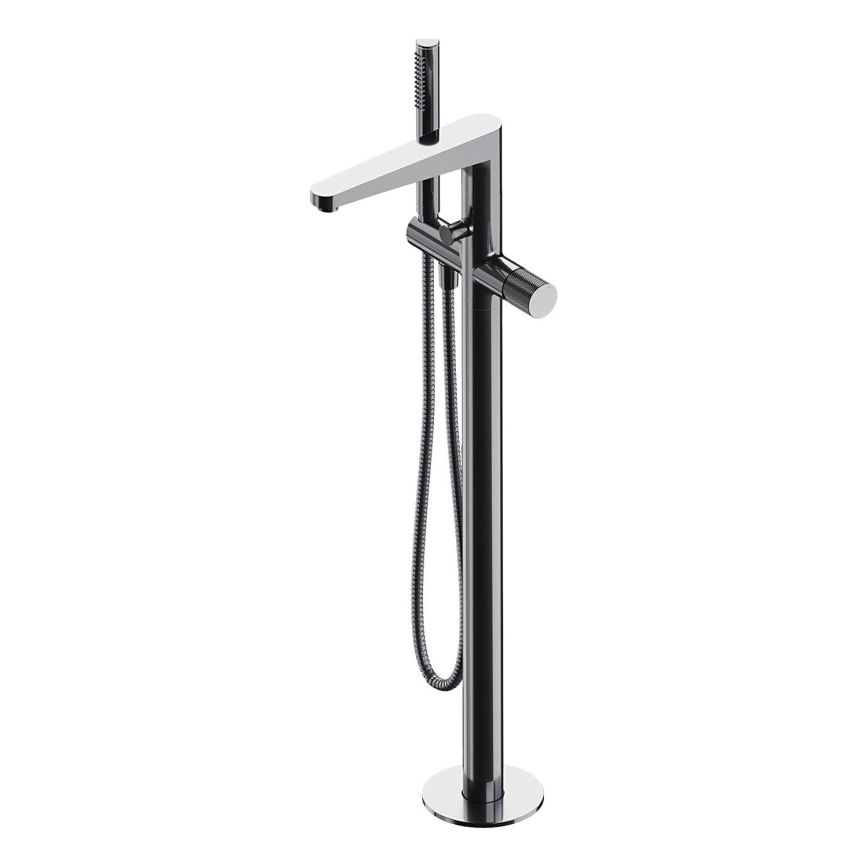 OMNIRES CT8033CR - Fristående Badutrustning med kran CONTOUR skinande krom