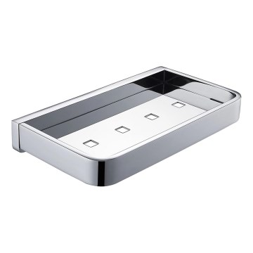 OMNIRES LU30330CR - Duschhylla för väggmontage LUGANO 20 cm skinande krom
