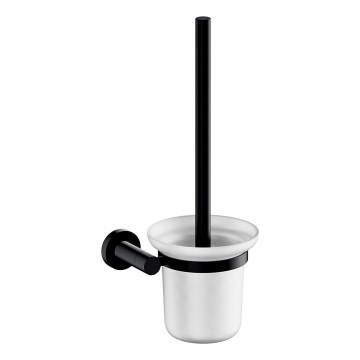OMNIRES MP60620BL - Toaletborste med vägghängare MODERN PROJECT matt svart