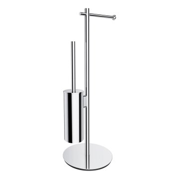 OMNIRES MP60810CR - Hållare för toalettpapper och toalettborstar MODERN PROJECT rostfri