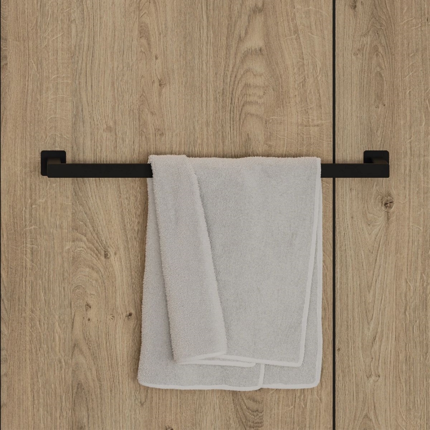 OMNIRES NL80216BL - Handdukshängare för vägg NELSON 62 cm matt svart