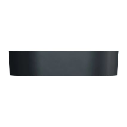 OMNIRES OVOUNBLV - Bänkskiva handfat OVO 55x36 cm dolomit/matt svart lava