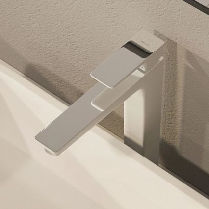 OMNIRES PM7412CRB - Kran till handfat PARMA 27,3 cm skinande krom/vit