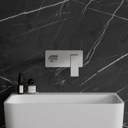 OMNIRES PM7415CR - Tvättställsblandare för dold installation PARMA skinande krom