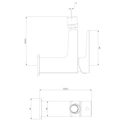OMNIRES PM7420CR - Kran till bidé PARMA 12,25 cm skinande krom