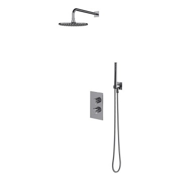 OMNIRES SYSCT11CR - Dusch set med termostatisk dold kran CONTOUR skinande krom