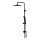 OMNIRES SYSJIMJIMBL - Dusch set JIMJIM matt svart