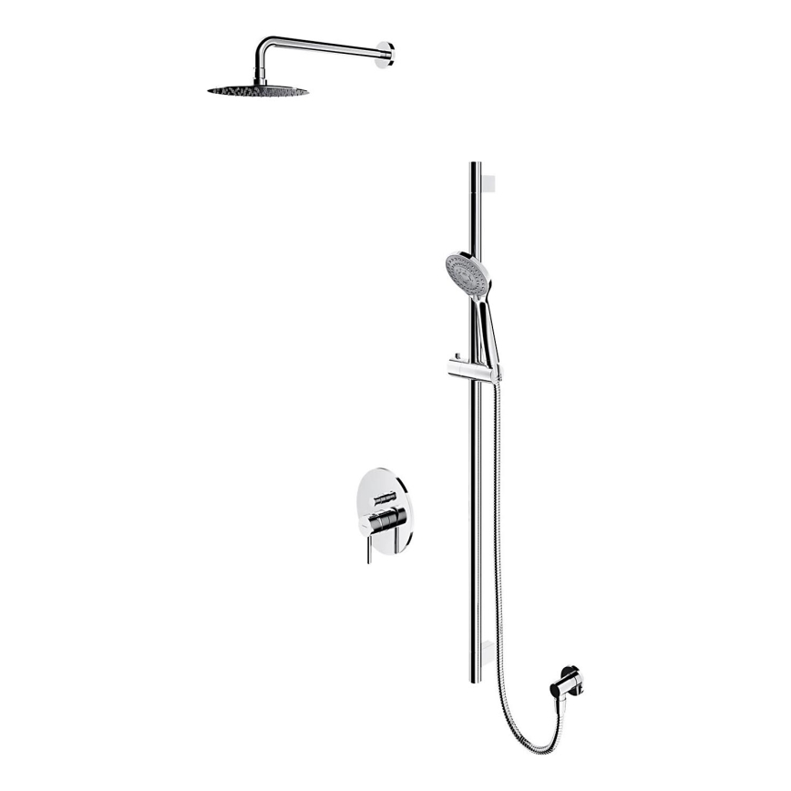 OMNIRES SYSY17CR - Duschset med inbyggd blandare Y blank krom