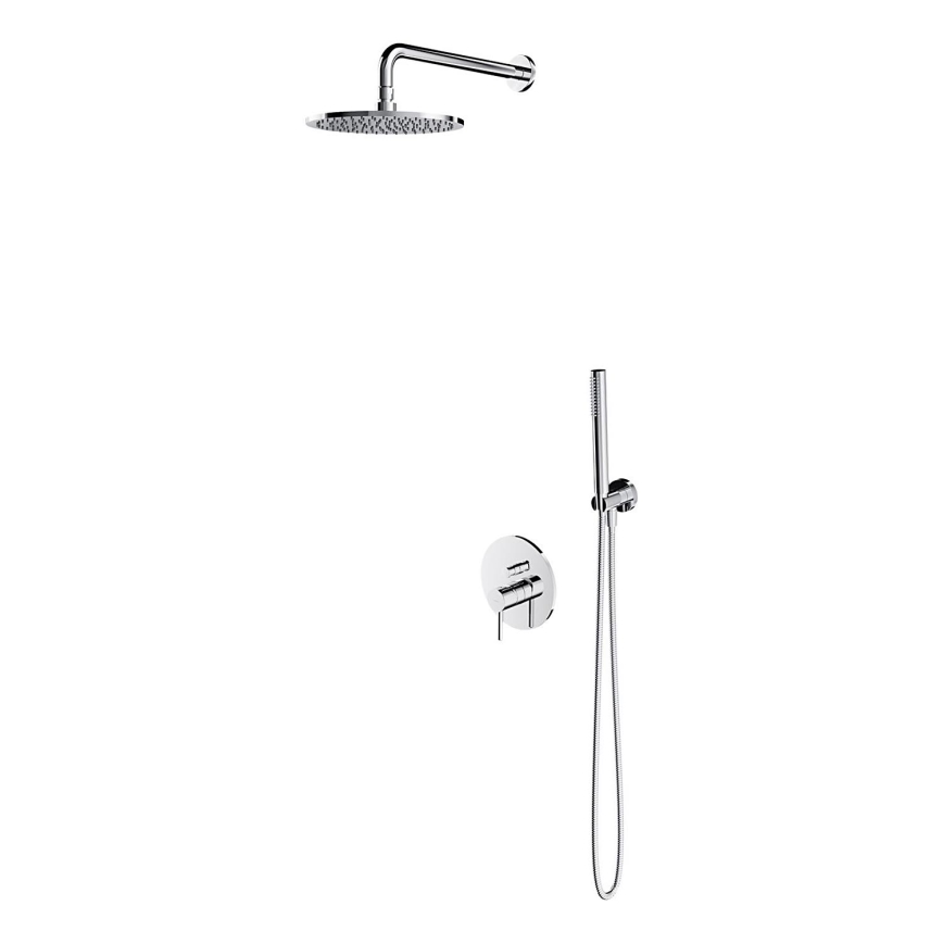 OMNIRES SYSY22XCR - Duschset med dold kran Y skinande krom