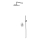 OMNIRES SYSY22XCR - Duschset med inbyggd blandare Y blank krom