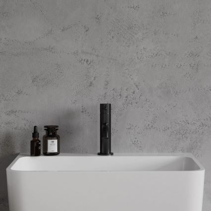 OMNIRES Y1210NBL - Kran till handfat Y 16,2 cm halv-matt svart