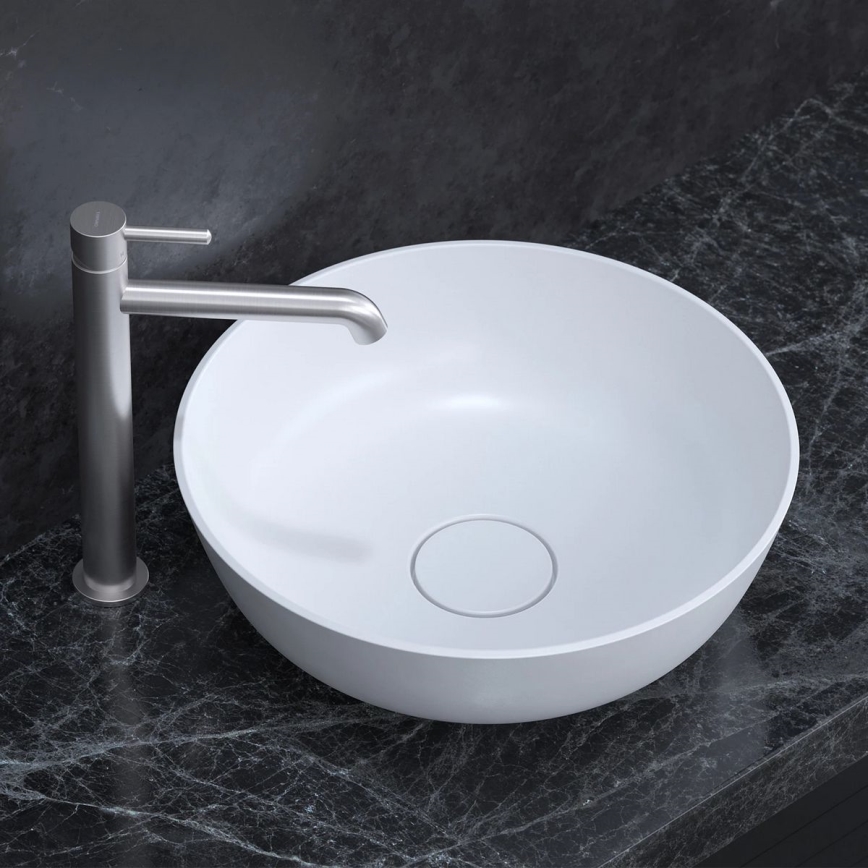 OMNIRES Y1212NI - Kran till handfat Y 30,8 cm borstad nickel