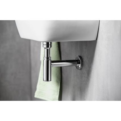 Omp tea - Vattenlås för tvättställ TEA MINITOTI, blankpolerad krom