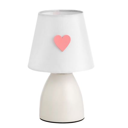 ONLI - Barnlampa TITTA 1xE14/6W/230V 20 cm vit