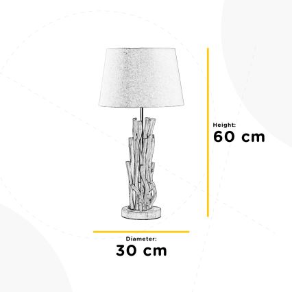 ONLI - Bordslampa AGAR 1xE27/22W/230V 60 cm