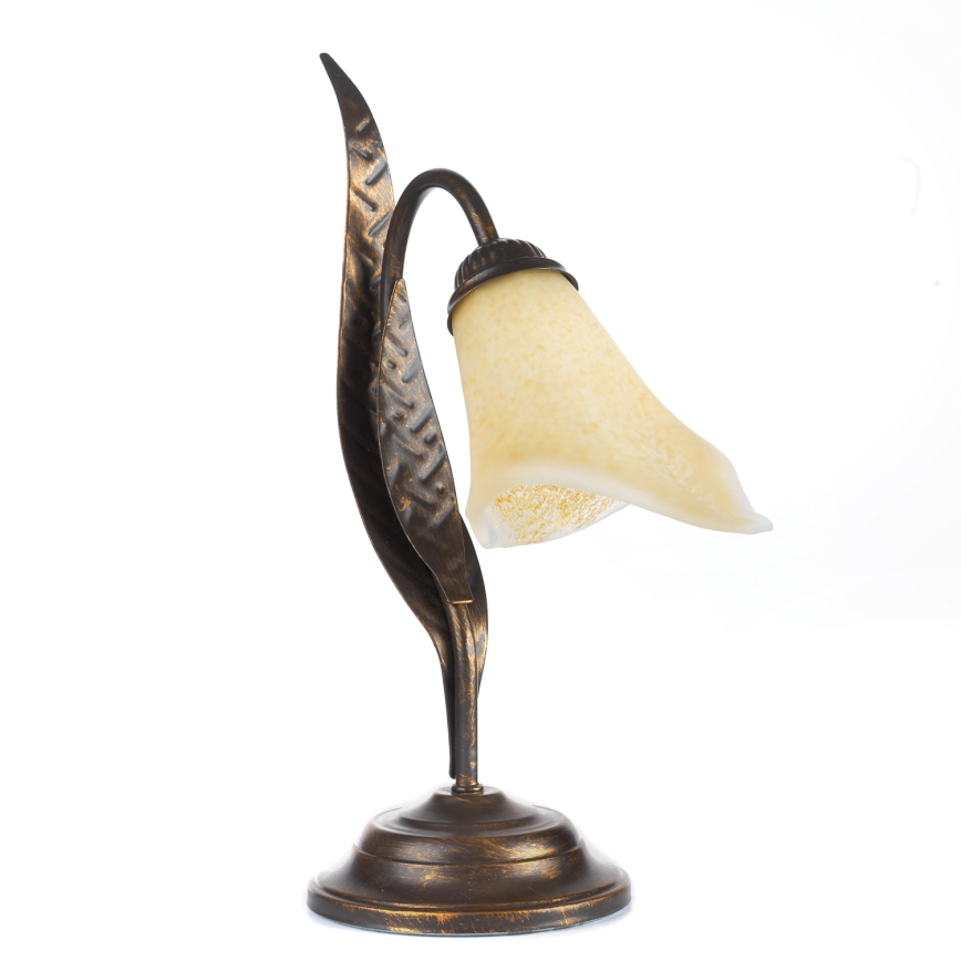 ONLI - Bordslampa ALGA 1xE14/6W/230V 38 cm brons