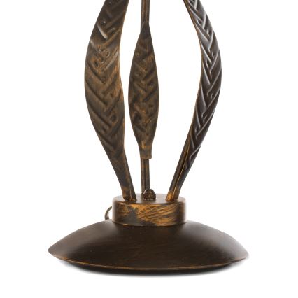 ONLI - Bordslampa ALGA 3xE14/6W/230V 61 cm brons
