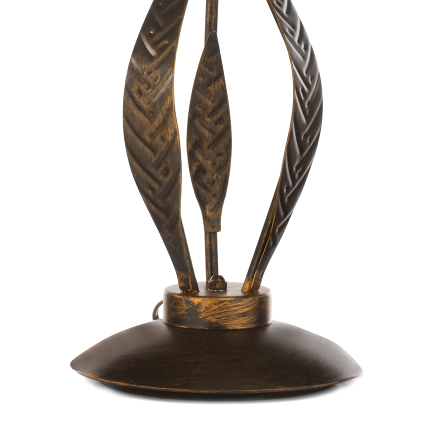 ONLI - Bordslampa ALGA 3xE14/6W/230V 61 cm brons