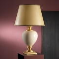 ONLI - Bordslampa AMADEUS 1xE27/15W/230V 72 cm beige/guld
