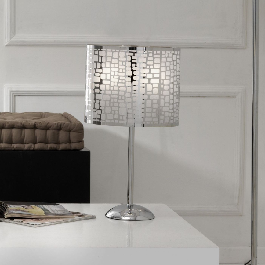 ONLI - Bordslampa BRUCE 1xE27/15W/230V 52 cm matt krom