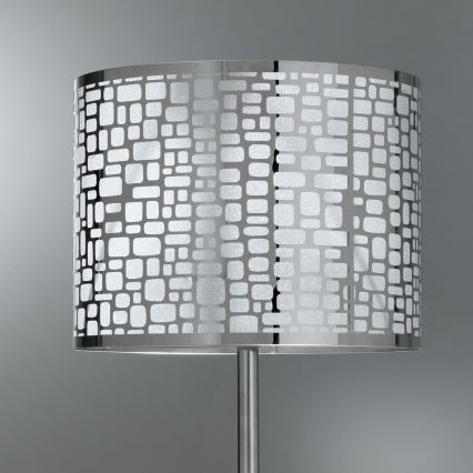 ONLI - Bordslampa BRUCE 1xE27/15W/230V 52 cm matt krom