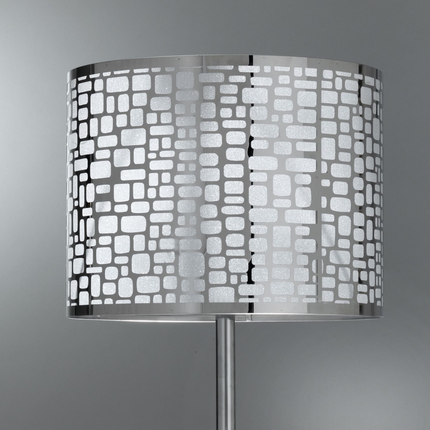 ONLI - Bordslampa BRUCE 1xE27/15W/230V 52 cm matt krom