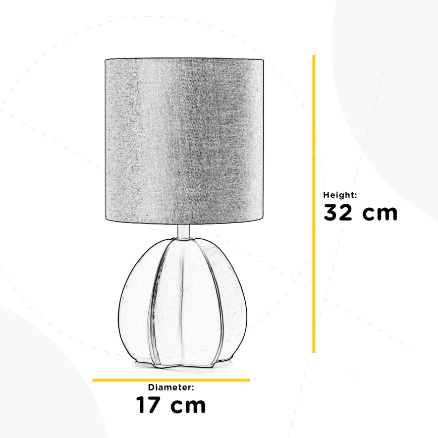 ONLI - Bordslampa CARAMBOLA 1xE14/6W/230V blå