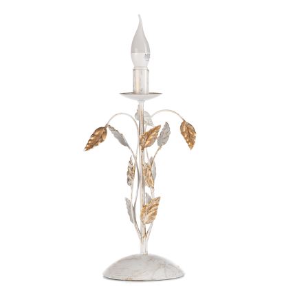 ONLI - Bordslampa COLLANA 1xE14/6W/230V 40 cm vit