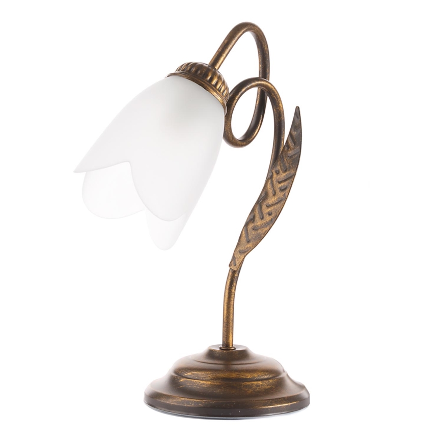 ONLI - Bordslampa DOPPIO GIRO 1xE14/6W/230V brons