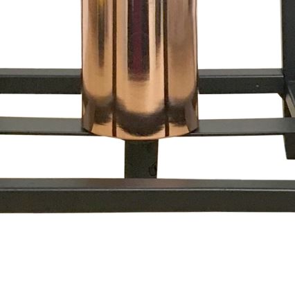 ONLI - Bordslampa FLOKI 1xE27/15W/230V 20 cm svart/koppar