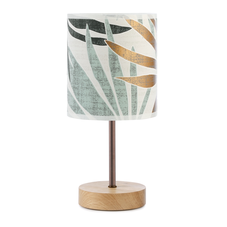 ONLI - Bordslampa FLORA 1xE27/22W/230V 28 cm grön/guld